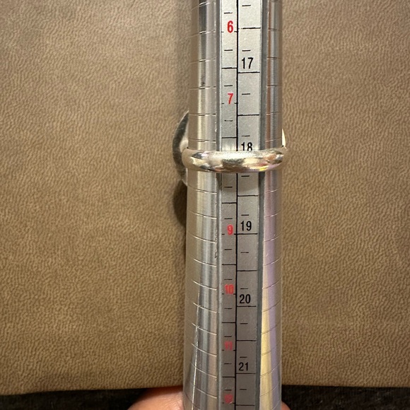 Rainbow Solar Quartz Gemstone 925 Sliver Plated Ring - Picture 7 of 8